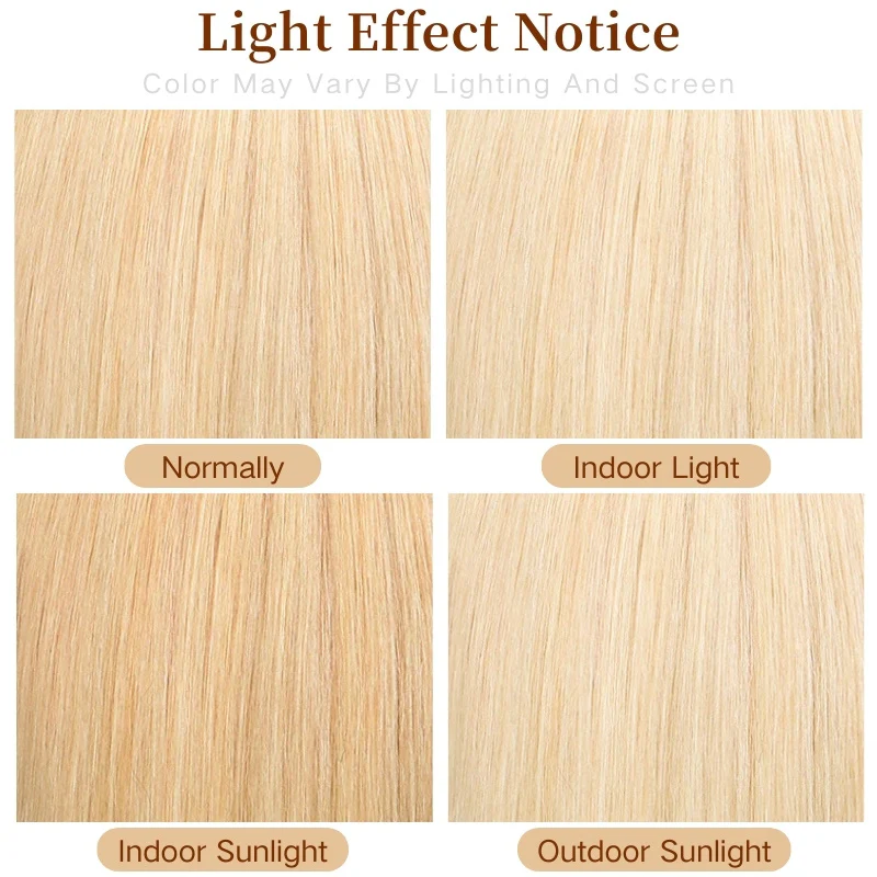 613 Blonde Straight 13x4 Short Bob Lace Frontal Wigs Pre Plucke Glueless Human Hair Wig-Amanda Hair - Image 9