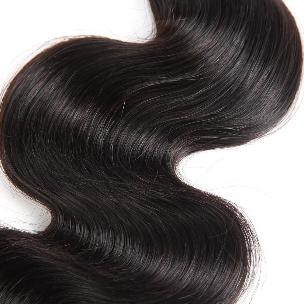Body Wave 3 Bundles With 13*4 Frontal Weave Natural Color Brazilian 10A Grade 100% Remi Human Hair Sale - Amanda Hair - Image 5