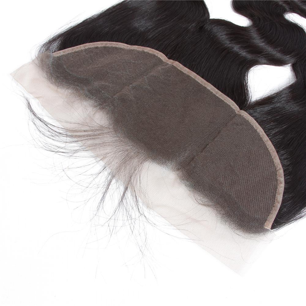 Body Wave 3 Bundles With 13*4 Frontal Weave Natural Color Indian 100% Remi Human Hair Sale Hair - Amanda Hair - Image 6