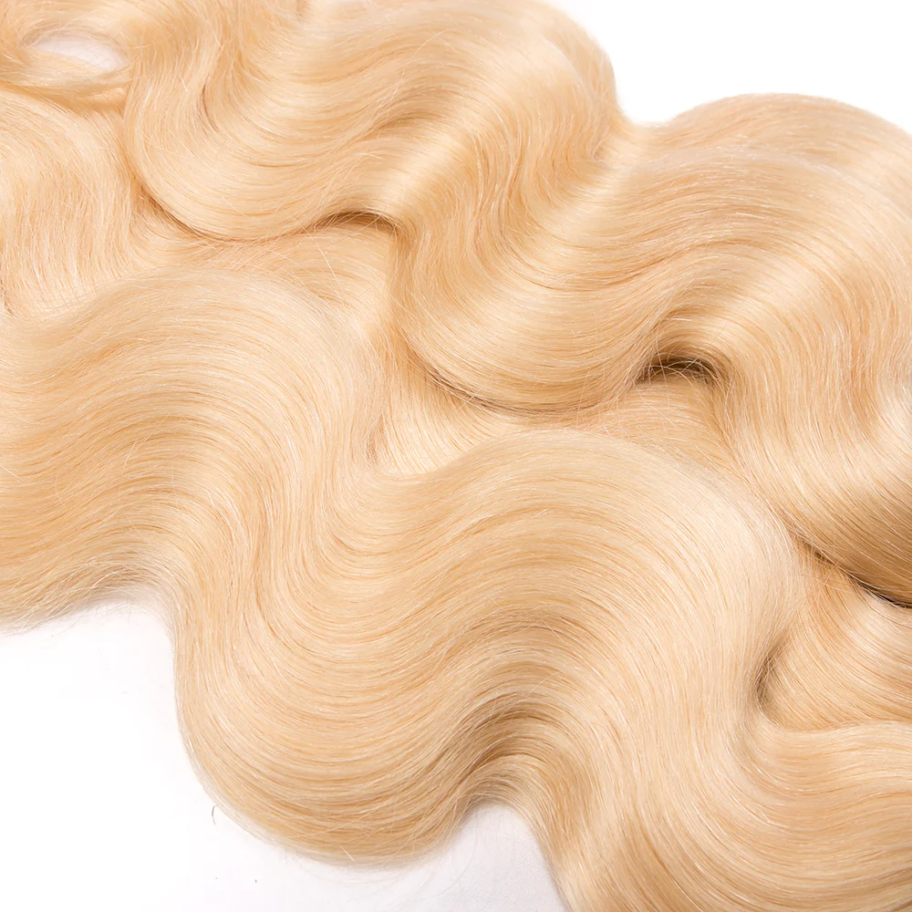 Amanda Body Wave 613# Blond Color 100% Human Hair Weave 3 Bundles - Image 4