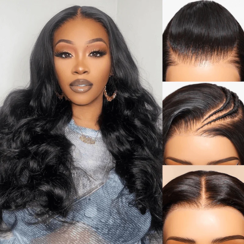 $199=28'' | Pre Everything Body Wave Glueless Lace Front Wigs HD Transparent Lace Human Hair Flash Sale-Amanda Hair - Image 6