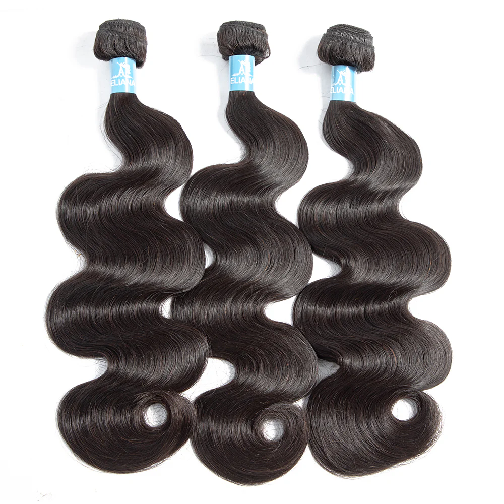 Body Wave Brazilian Hair 3 Bundles With 4*4 Lace Closure 9A Grade 100% Unprocessed Human Hair - Amanda Hair - Image 6