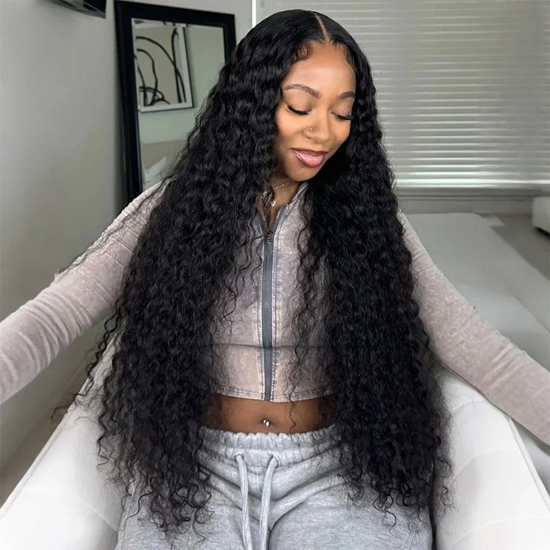 $199=30'' | Pre Everything Long Curly Hair 13x4 Full Lace Frontal Wig Thick Curly Hair Glueless Wigs Flash Sale -Amanda Hair - Image 4