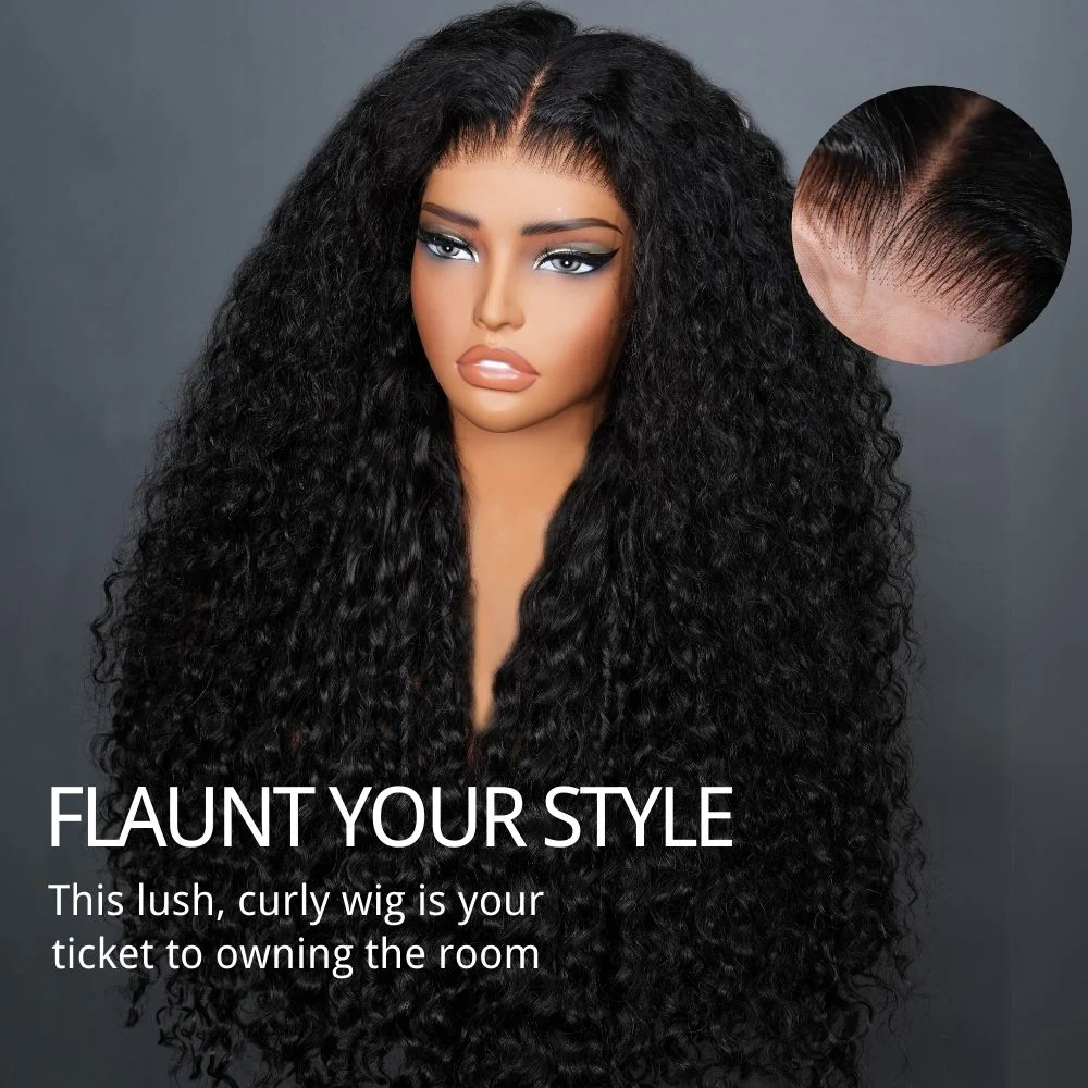 $199=30'' | Pre Everything Long Curly Hair 13x4 Full Lace Frontal Wig Thick Curly Hair Glueless Wigs Flash Sale -Amanda Hair - Image 5