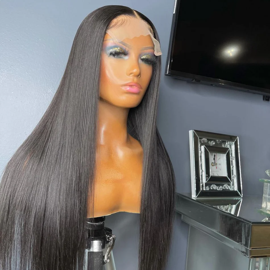 Straight Hair 4*4 Lace Closure Wig Pre Plucked Virgin Hair Closure Wigs-Amanda Hair - Image 4