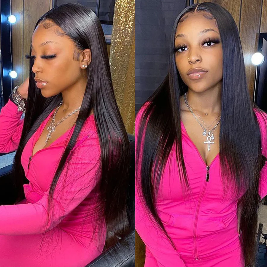 Straight Hair 4*4 Lace Closure Wig Pre Plucked Virgin Hair Closure Wigs-Amanda Hair - Image 5