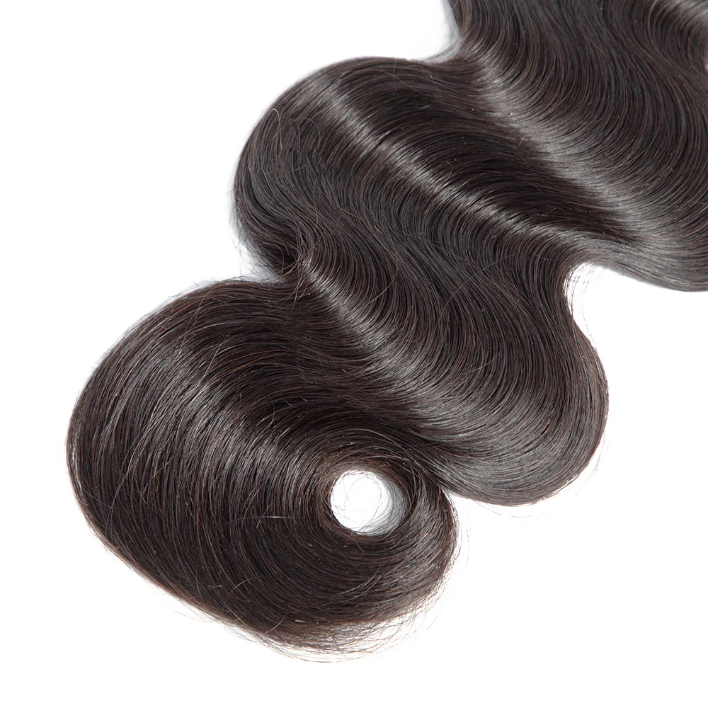 Brazilian Body Wave 4 Bundles With 13*4 Lace Frontal 10A Grade 100% Remi Human Hair - Amanda Hair - Image 4