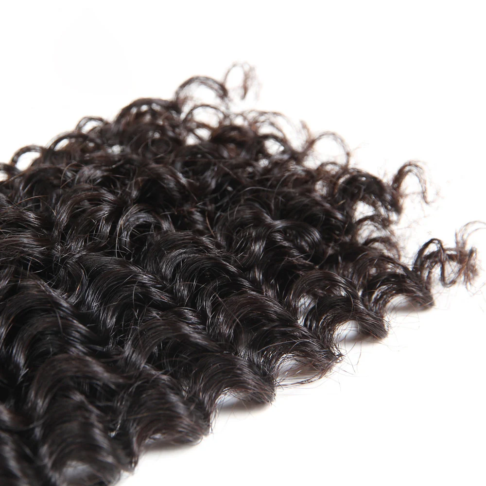 Kinky Curly 3 Bundles With 4*4 Lace Closure 9A Grade Brazilian Hair 100% Unprocessed Human Hair Christmas Hot Item - Amanda Hair - Image 5