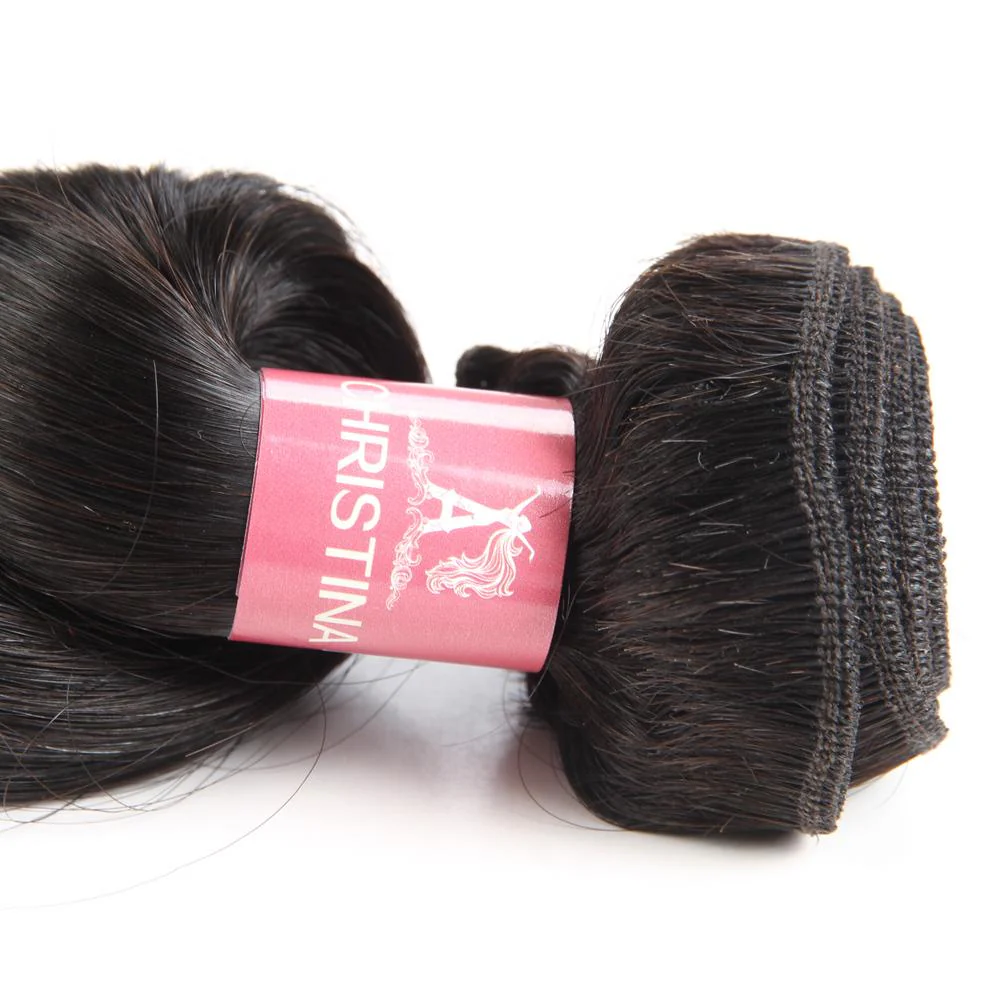 Amanda Loose Wave Hair Bundles 100% Human Virgin Hair - Image 4