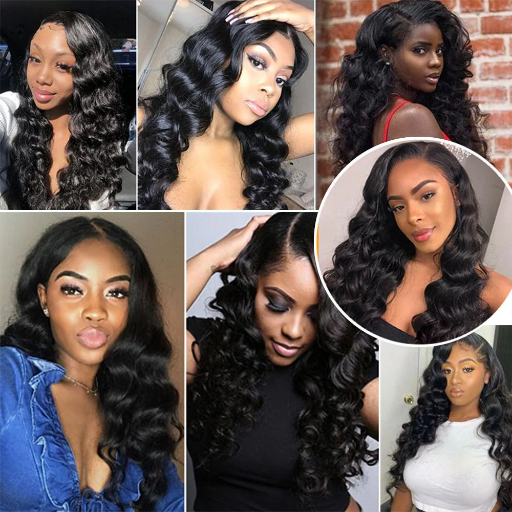 Amanda Loose Wave Hair Bundles 100% Human Virgin Hair - Image 7
