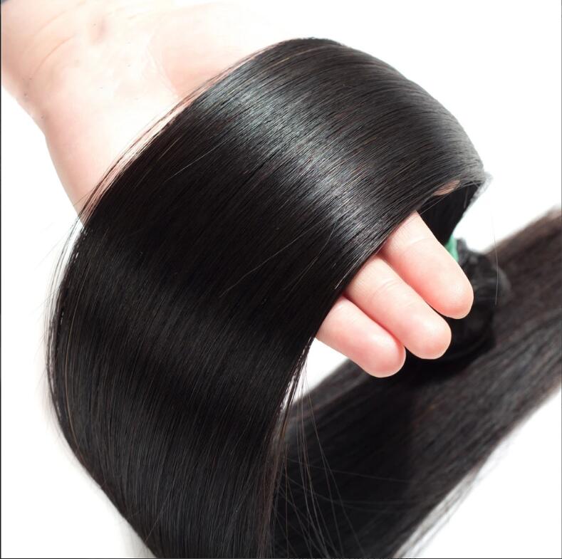 Straight Hair 3 Bundles 10A 100% Human Virgin Hair No Tangles - Amanda Hair - Image 5