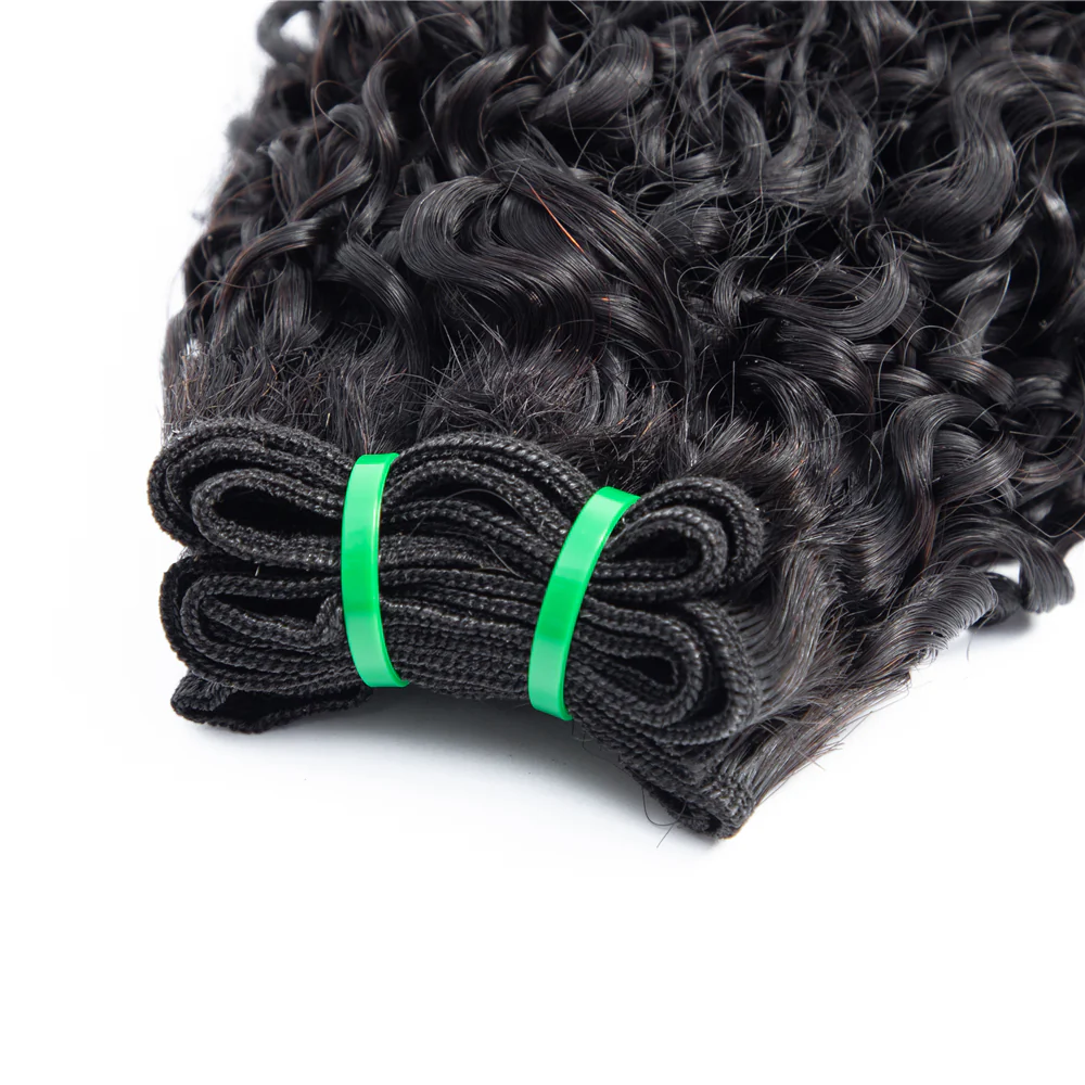 High Quality Fumi Hair Cuticle Aligned Pixie Curl Brazilian Double Drawn Hair Bundles-Amanda Hair - Image 4