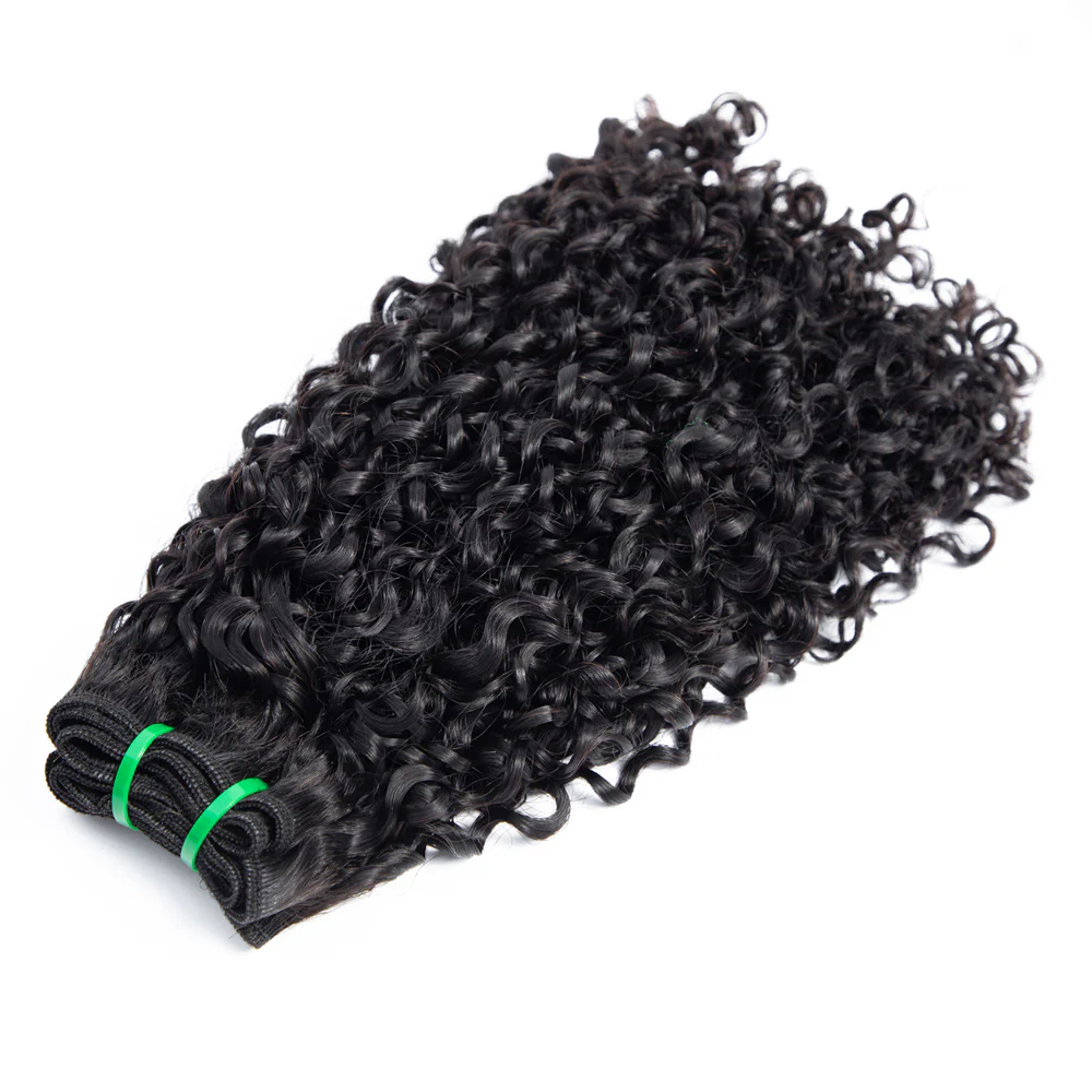High Quality Fumi Hair Cuticle Aligned Pixie Curl Brazilian Double Drawn Hair Bundles-Amanda Hair - Image 5