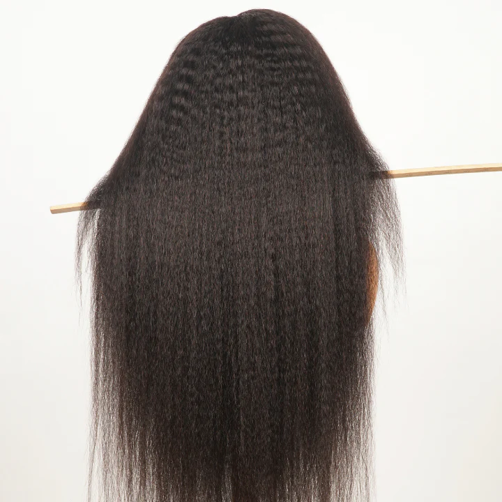 Kinky Straight 7x5 / 13x6 HD Transparent Lace Front Wigs 100% Human Virgin Hair For Women  -Amanda Hair - Image 11