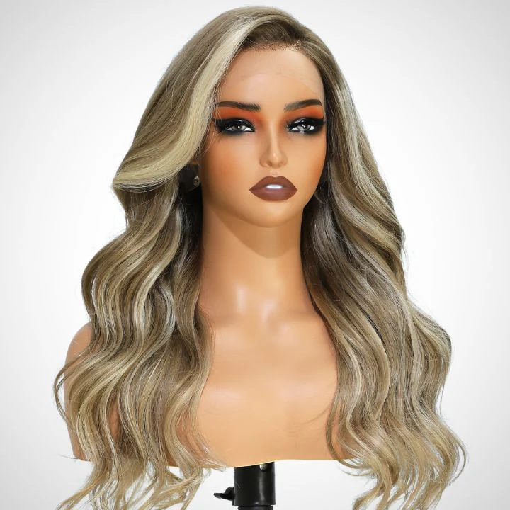 Extra 60% OFF | Spring Highlight Linen Body Wave Transparent 13×4 Lace Frontal Wigs Flash Sale - Image 3