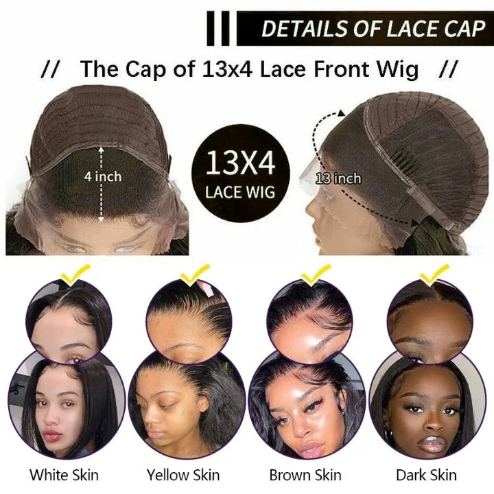 FLASH SALE $99: Balayage Light Brown Glueless Body Wave Transparent Lace Wigs-Amanda Hair - Image 5