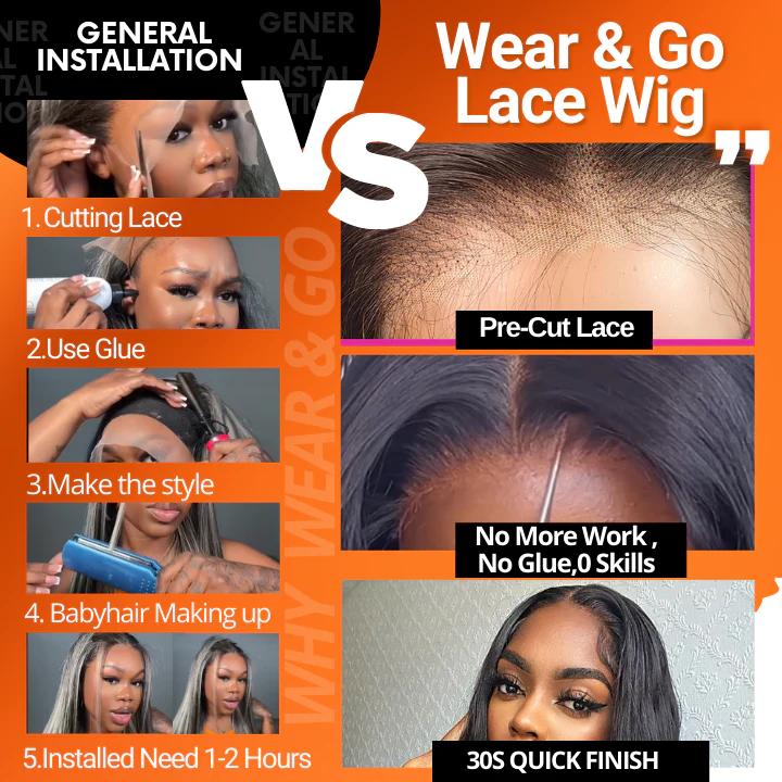 FLASH SALE $99: Balayage Light Brown Glueless Body Wave Transparent Lace Wigs-Amanda Hair - Image 7