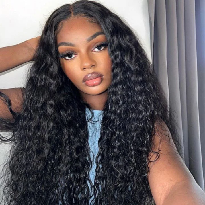 Buy 1 Get 1 Free Youtube Janaye Penn Highlight Blonde Glueless Water Wave 13*4 HD Lace Front Wigs Transparent Lace Wig Plucked Hairline-Amanda Hair - Image 3
