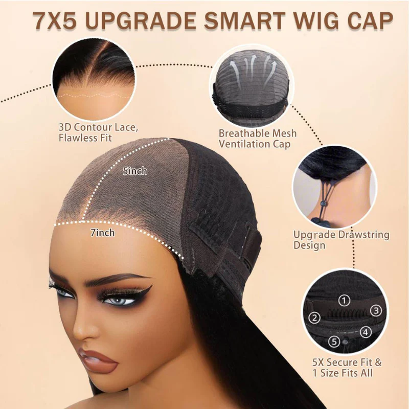 300% Density Luxury Loose Deep Wavy Lace Wigs Virgin Human Hair Transparent HD Lace Front Wig Pre Plucked Hairline - Amanda Hair - Image 3